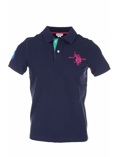 Polo half-sleeve maxilogo number 3 US Polo Assn | Polo Shirt | 5628050336177